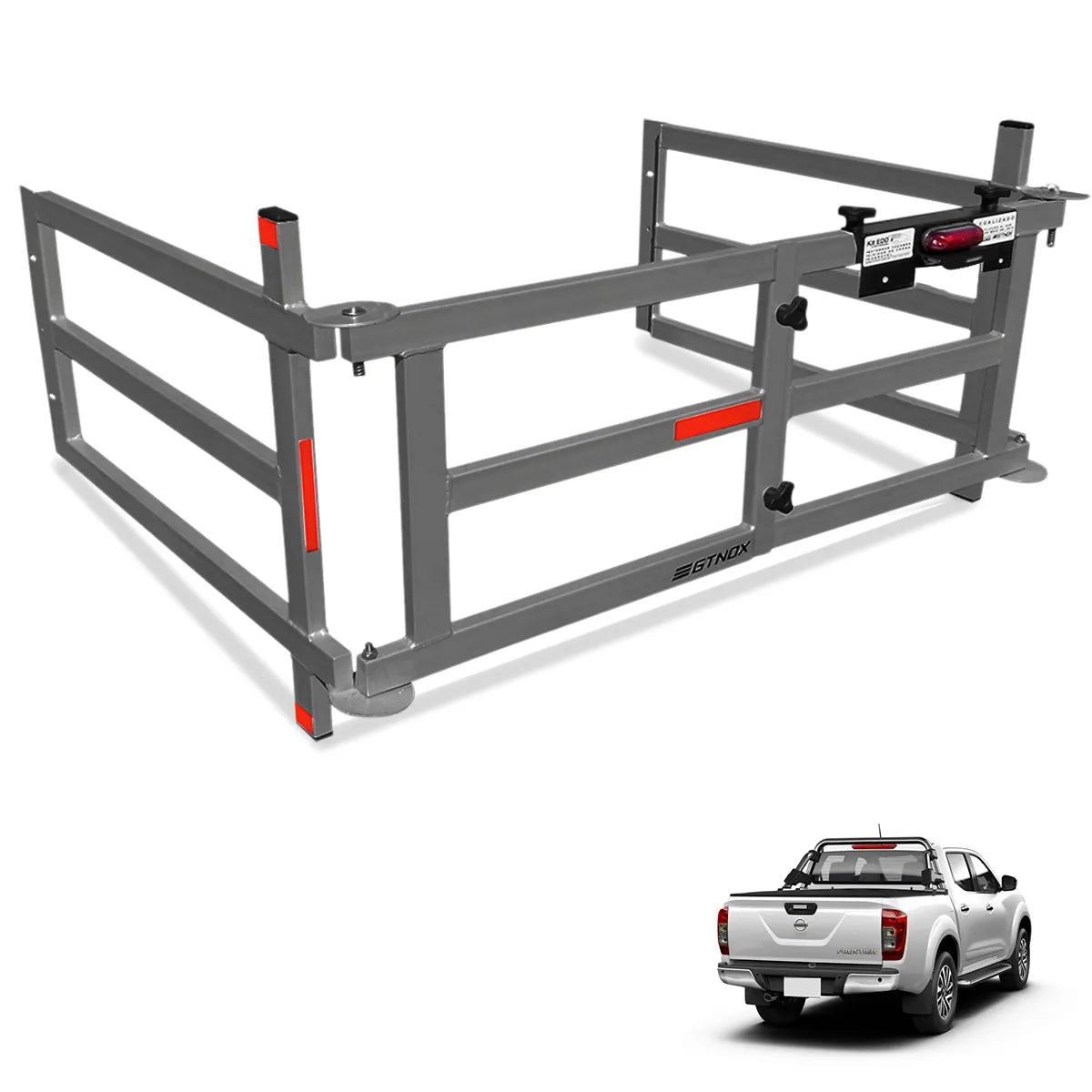 Extensor de Caçamba Frontier 2017 a 2022 Dobravel EDD Cinza