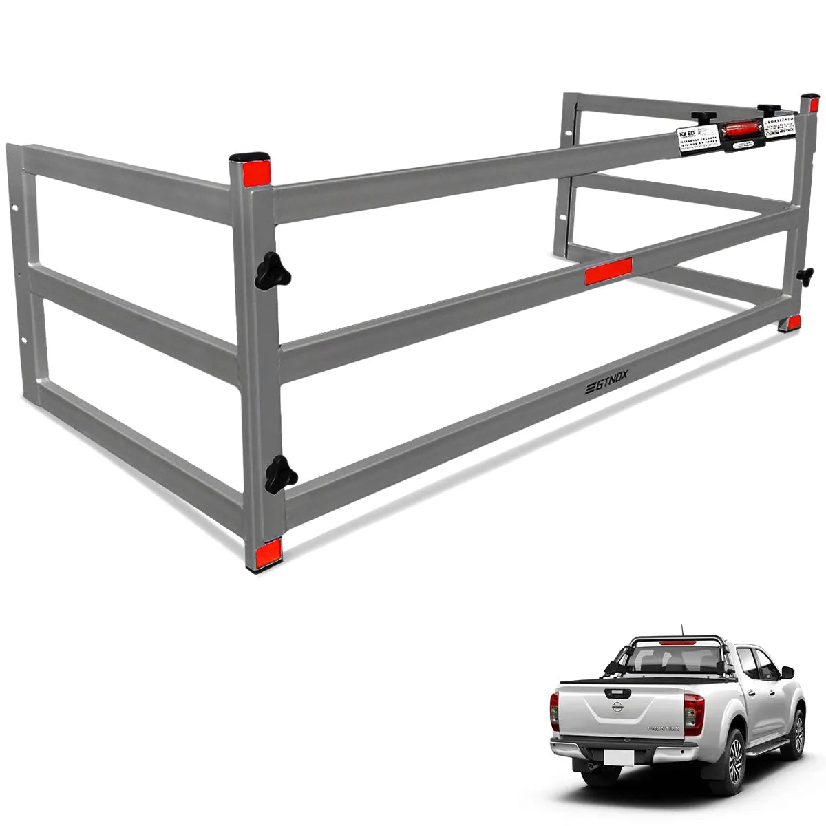 Extensor de Caçamba Frontier 2017 a 2022 Divisor ED Cinza