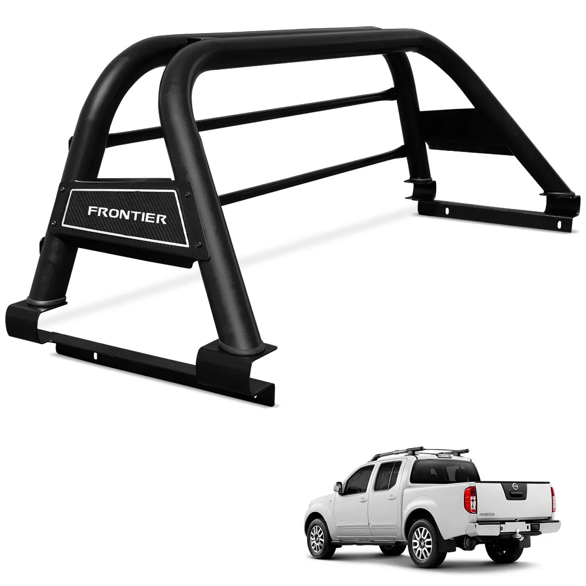 Santo Antonio Duplo Frontier 2008 a 2016 Preto Com Grade Bruto