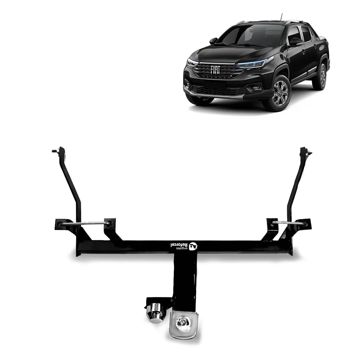 Engate de Reboque Strada 2021 a 2026 Rabicho Fixo 500kg