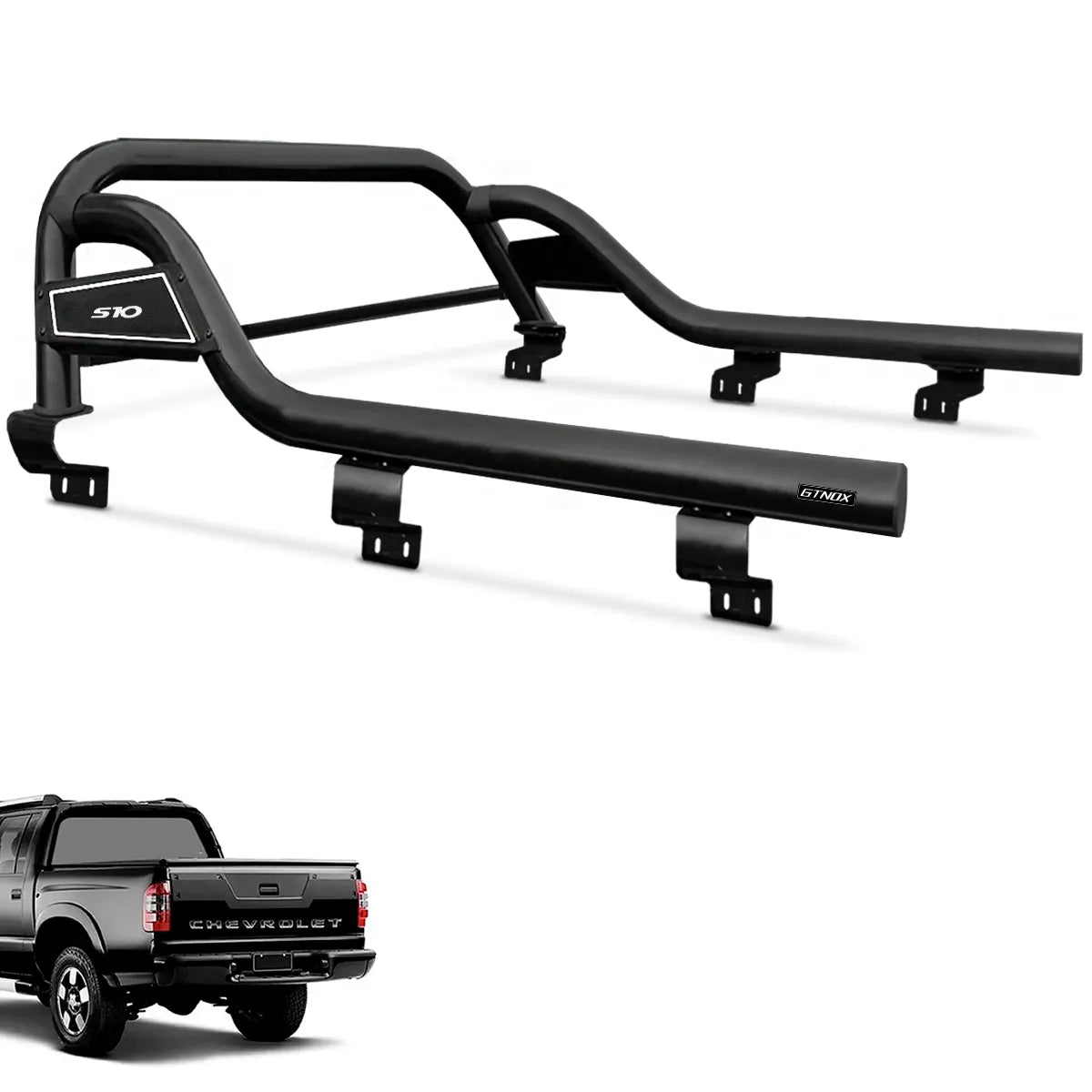 Santo Antônio S10 CD 1995 a 2011 Bruto Corrimão Estendido Com Barra