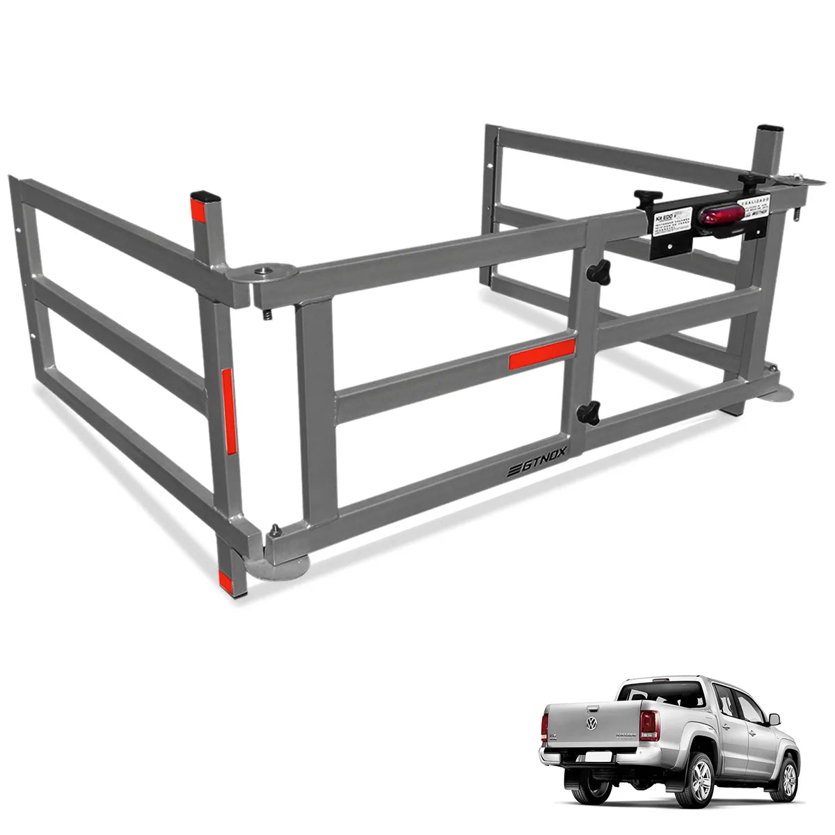 Extensor de Caçamba Amarok 2010 a 2025 Dobravel EDD Cinza