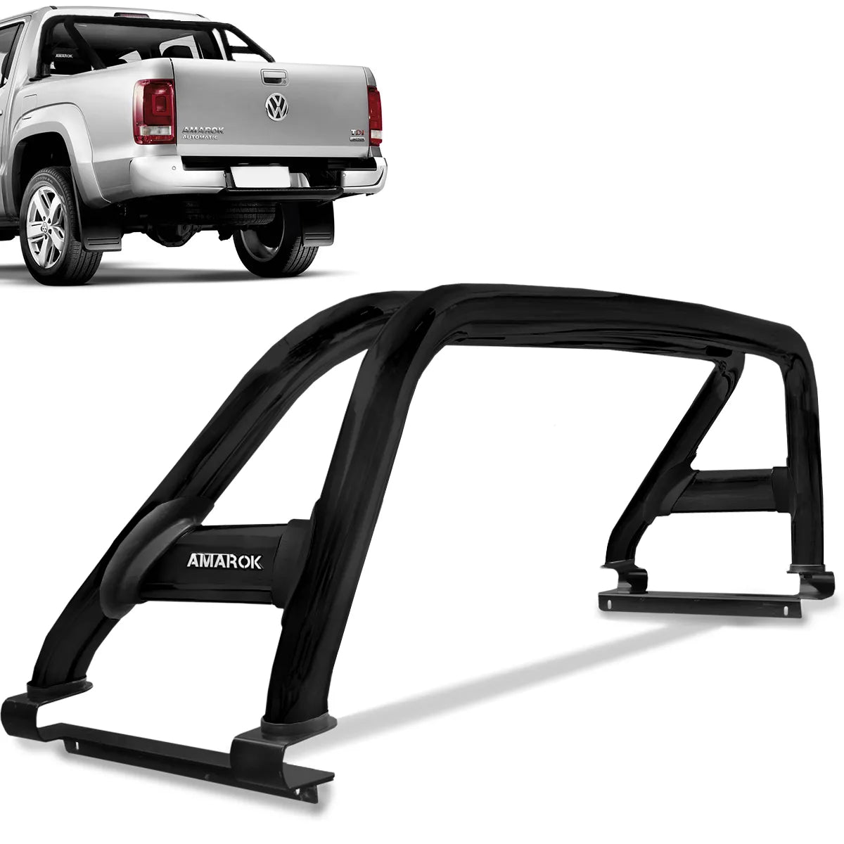 Santo Antônio Amarok 2010 a 2025 Duplo Preto Sem Barra